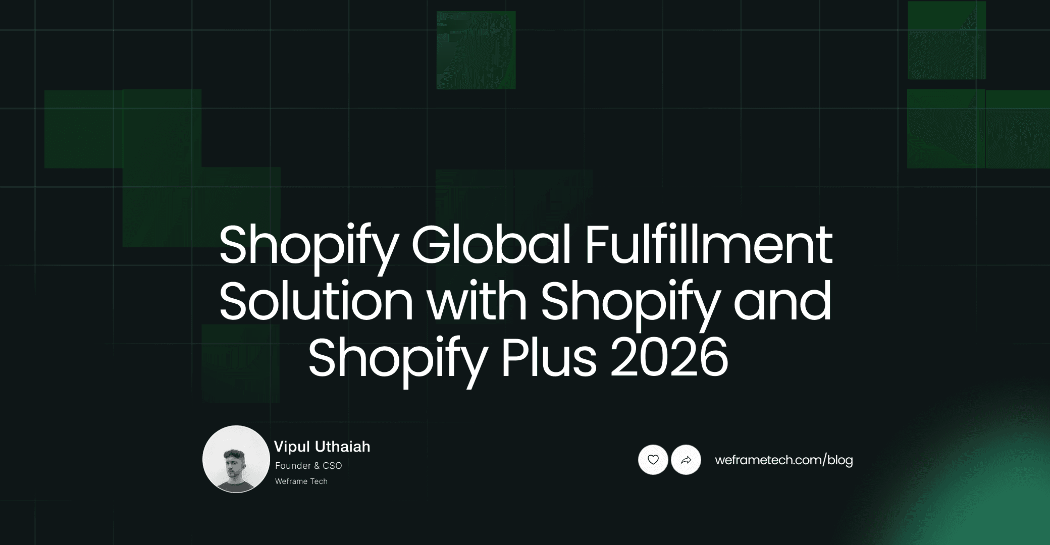 Shopify Global Fulfillment Solution with Shopify and Shopify Plus 2026 