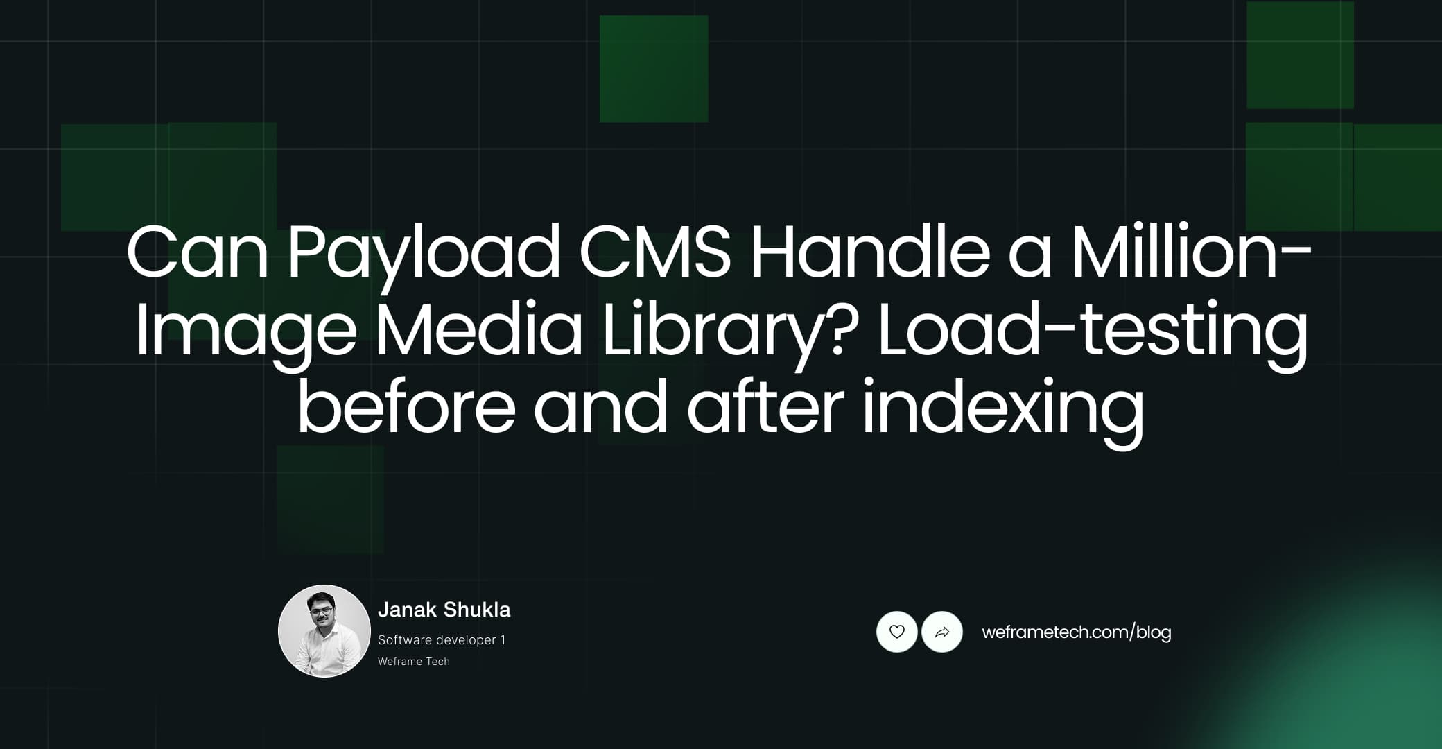 Can Payload CMS Handle a Million-Image Media Library? Load-testing before and after indexing