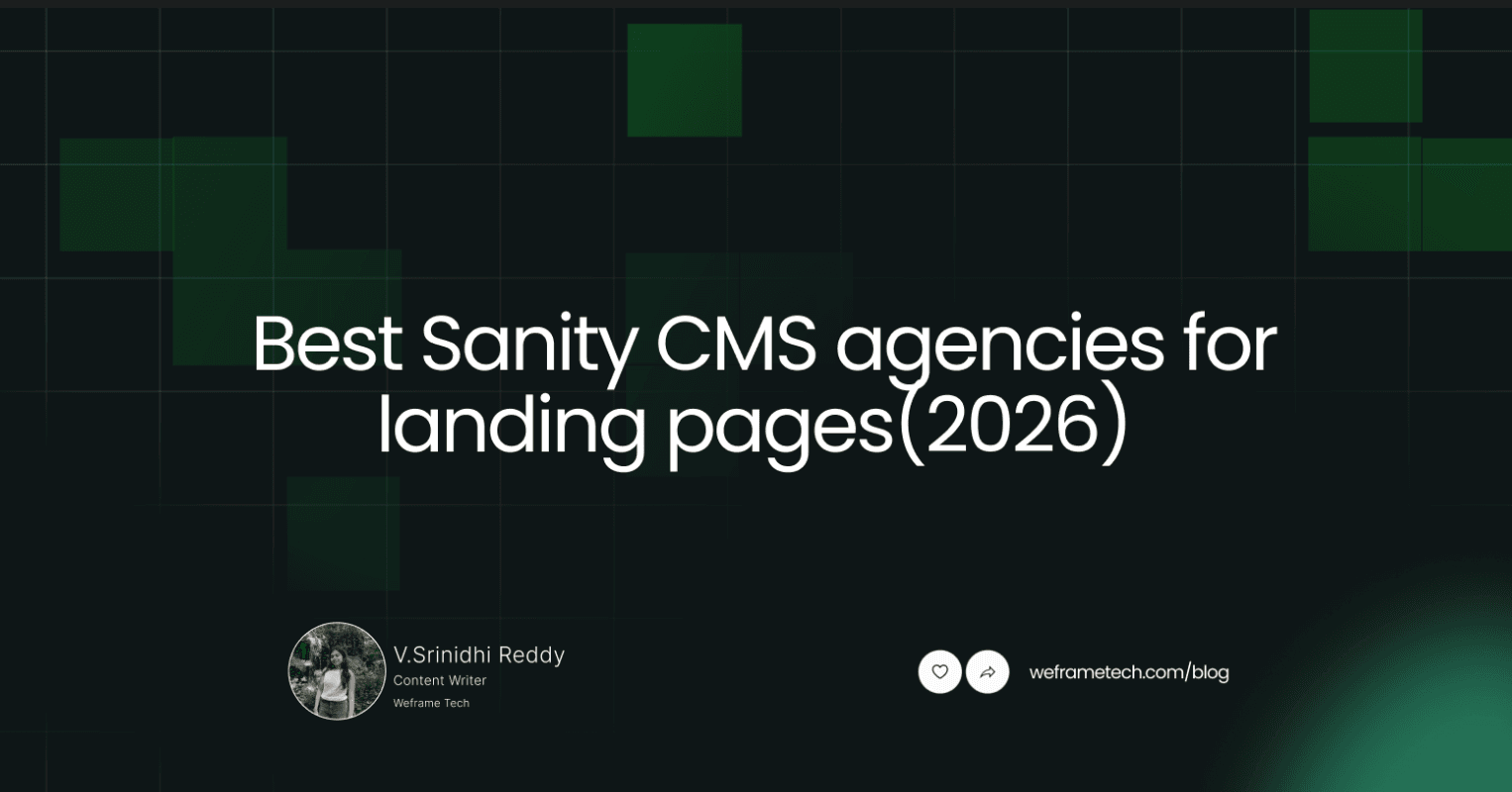 Best Sanity CMS agencies for landing pages(2026)