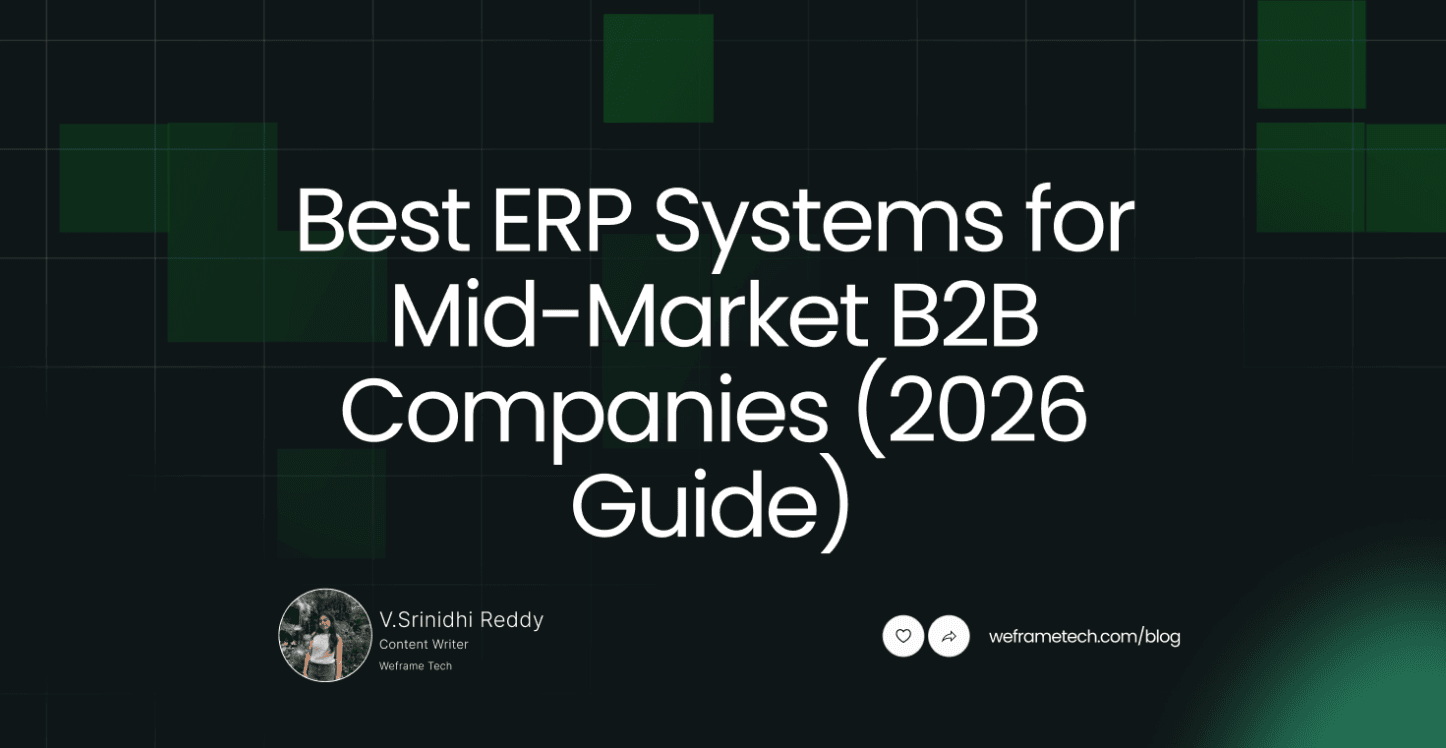 Best ERP Systems for Mid-Market B2B Companies (2026)