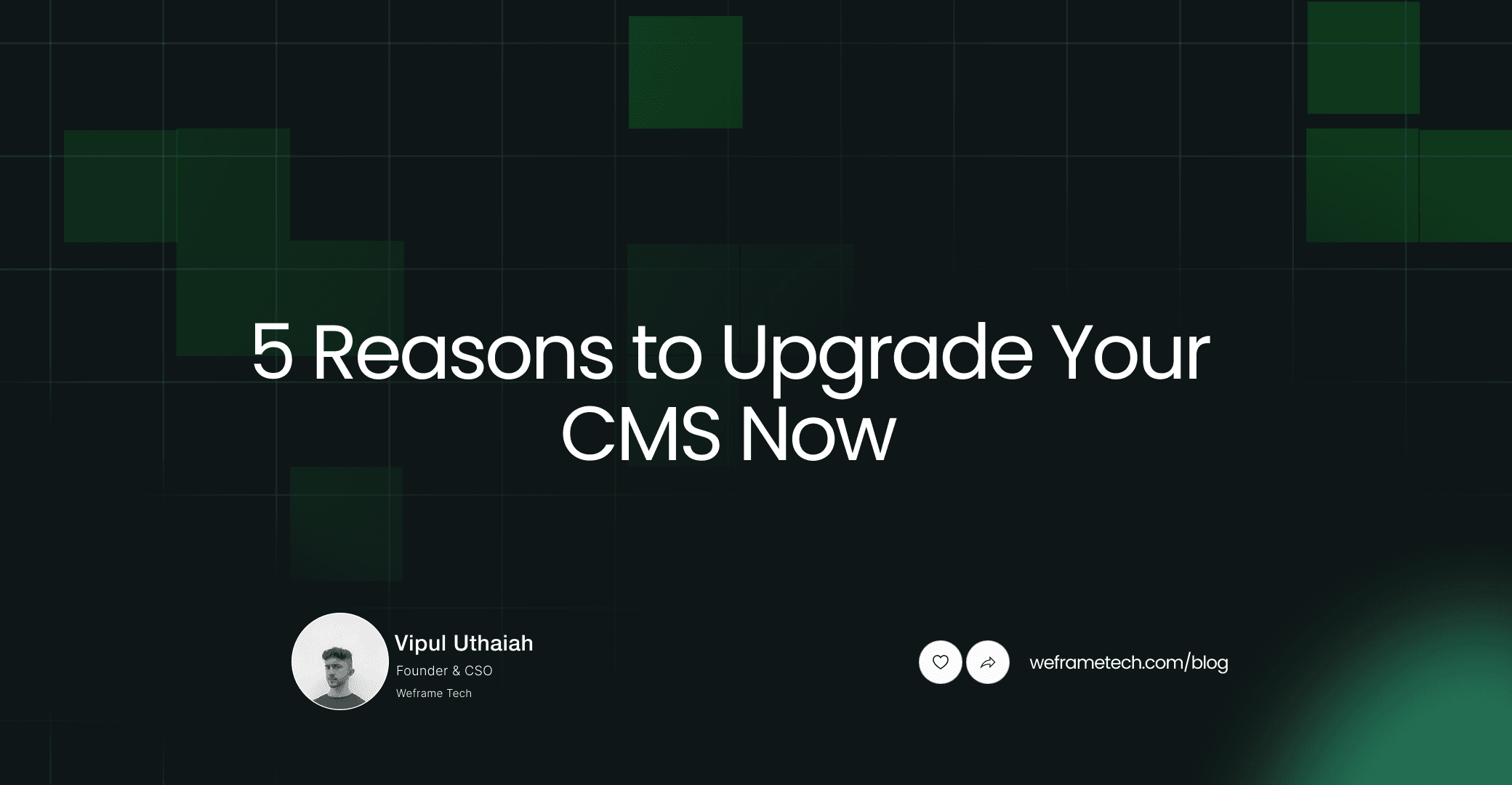 5 Reasons to Upgrade Your CMS Now