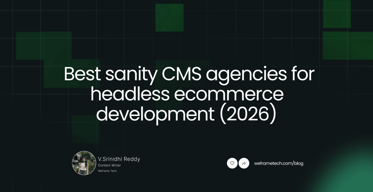 Best sanity CMS agencies for headless ecommerce development (2026)
