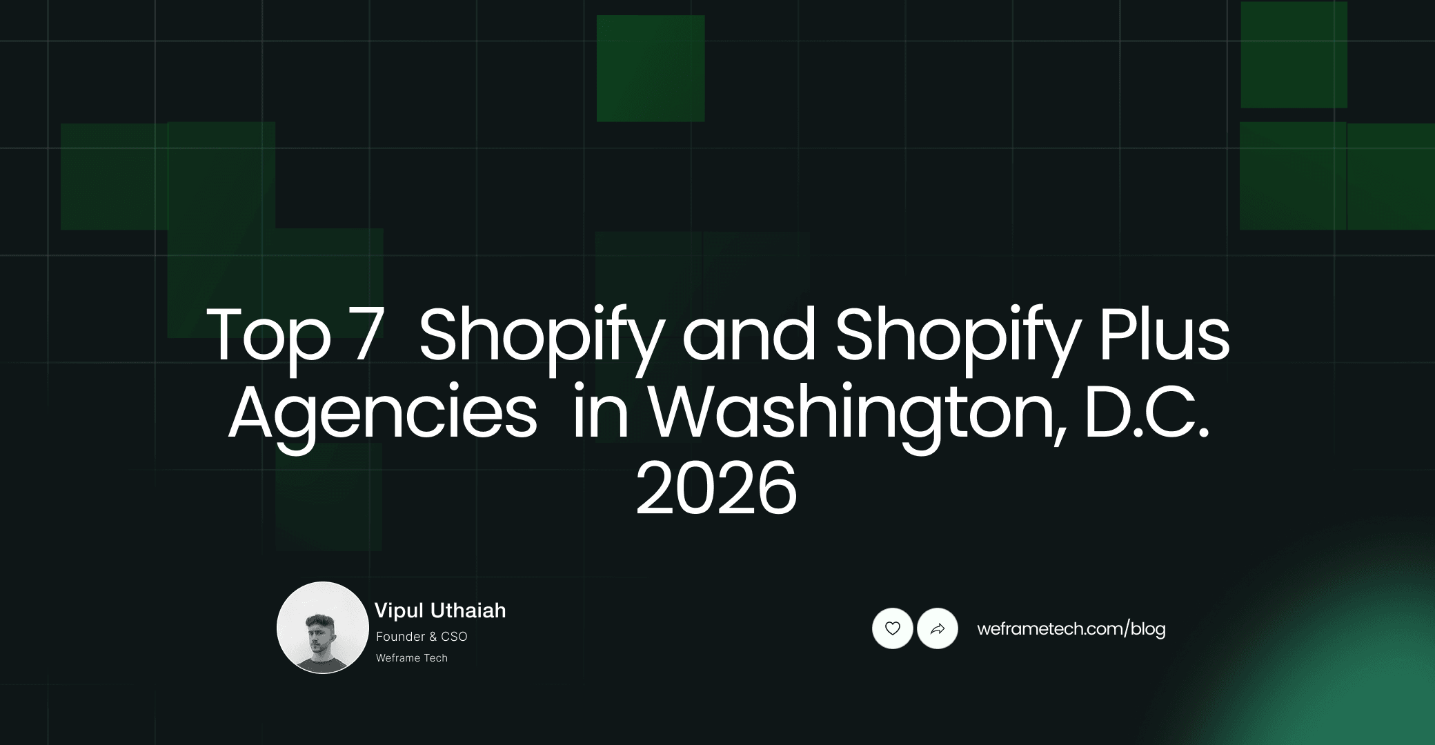 Top 7 Washington, D.C. Shopify Agencies Built for Scale, Speed & Revenue in 2026 