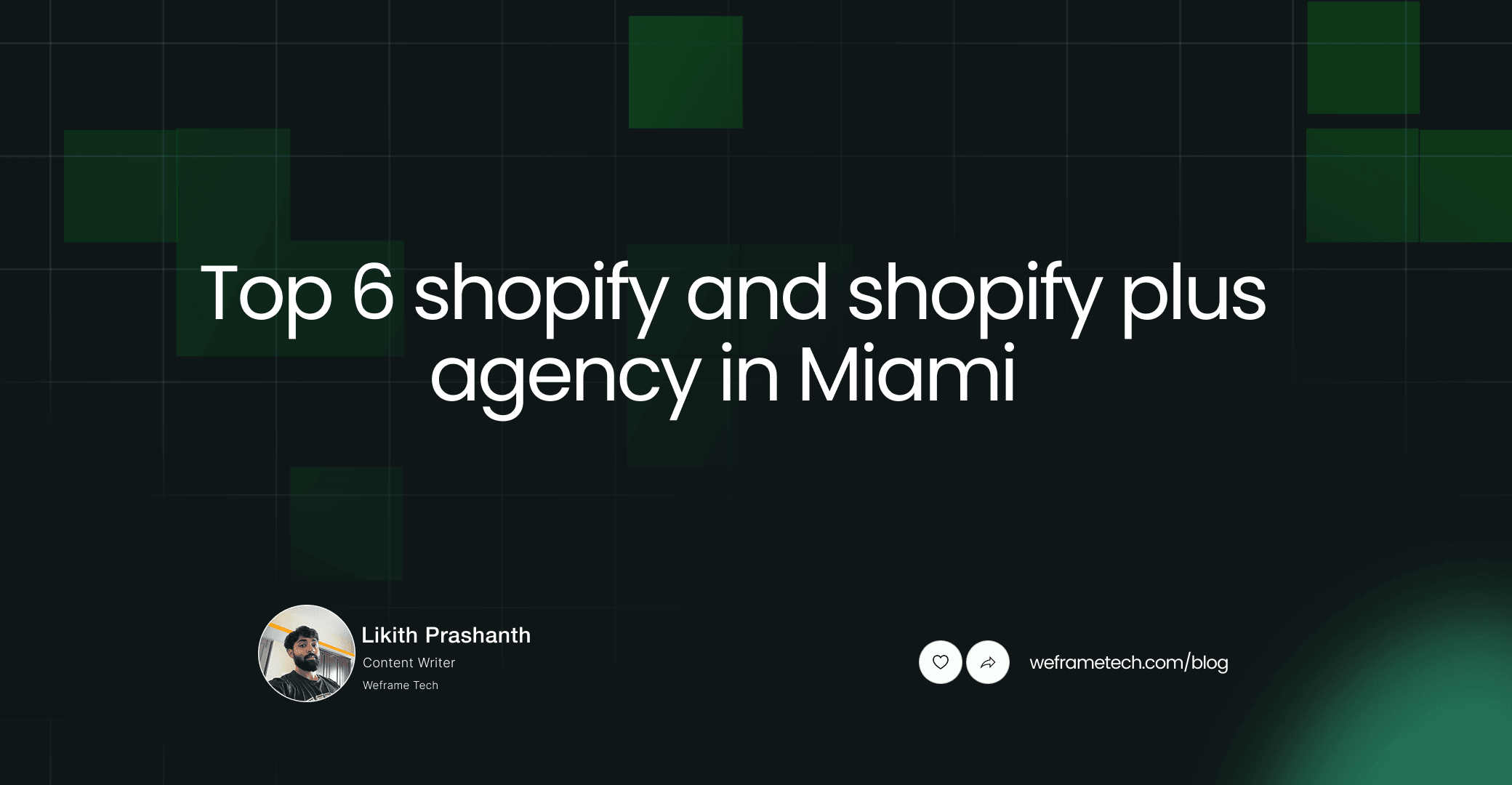 Top 6 shopify and shopify plus agency in Miami