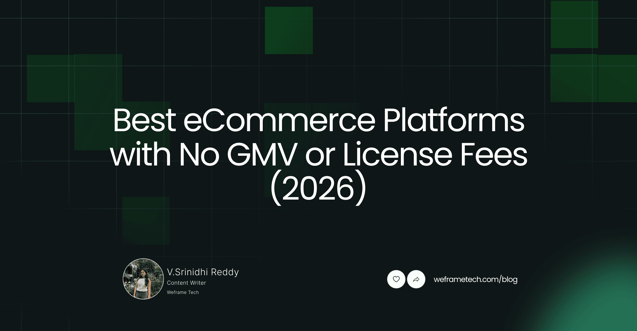 Best eCommerce Platforms with No GMV or License Fees (2026)