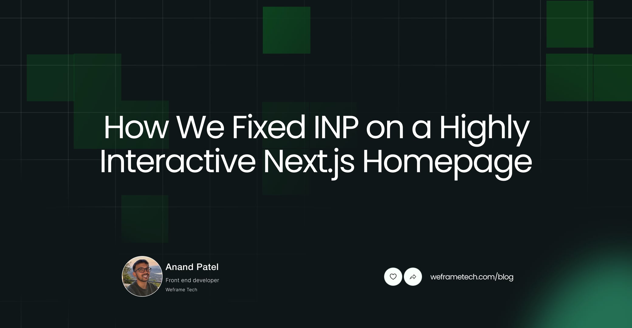 How We Fixed INP on a Highly Interactive Next.js Homepage