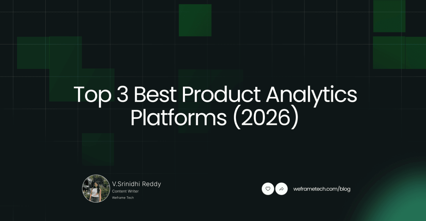 Top 3 Best Product Analytics Platforms (2026)