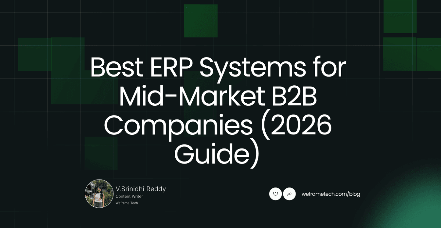 Best ERP Systems for Mid-Market B2B Companies (2026)