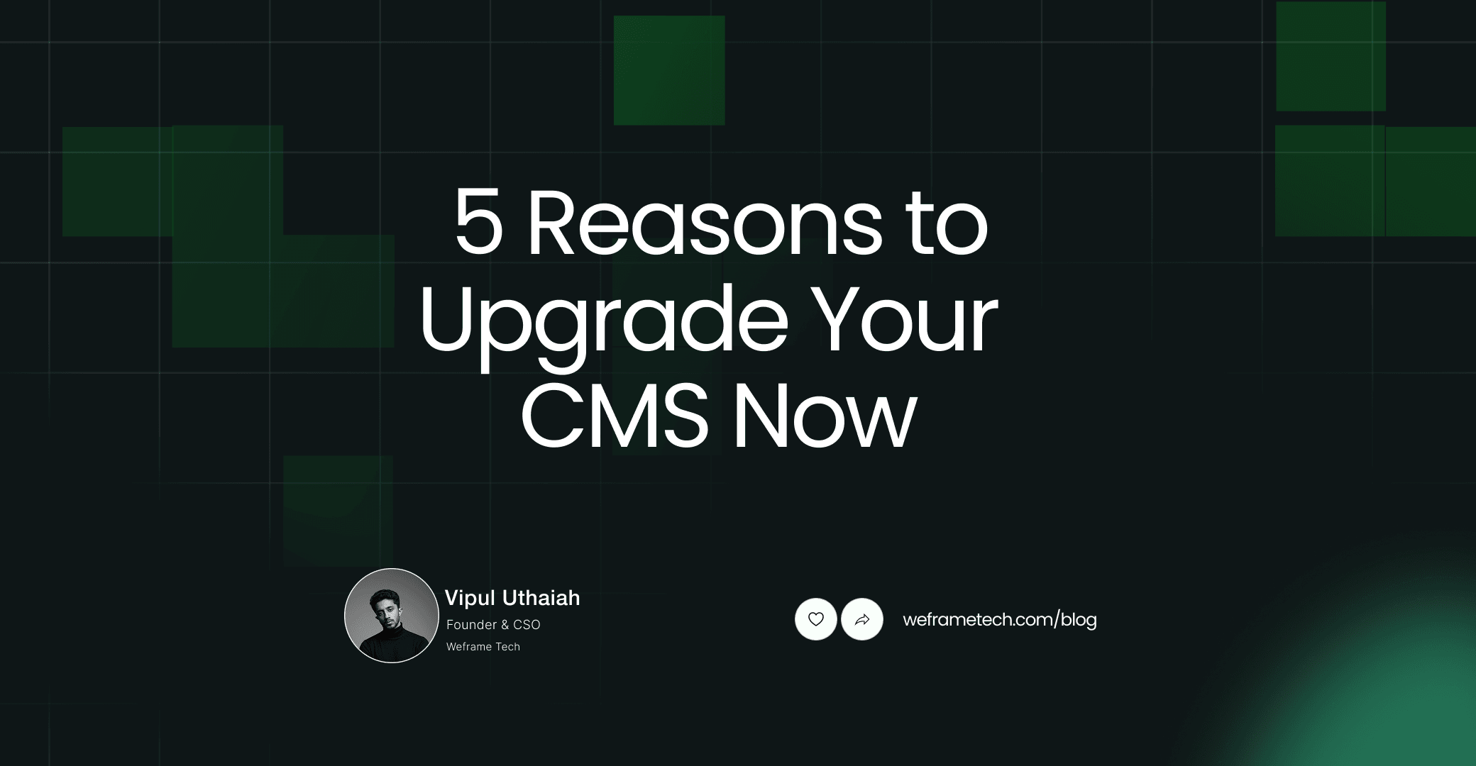 5 Reasons to Upgrade Your CMS Now