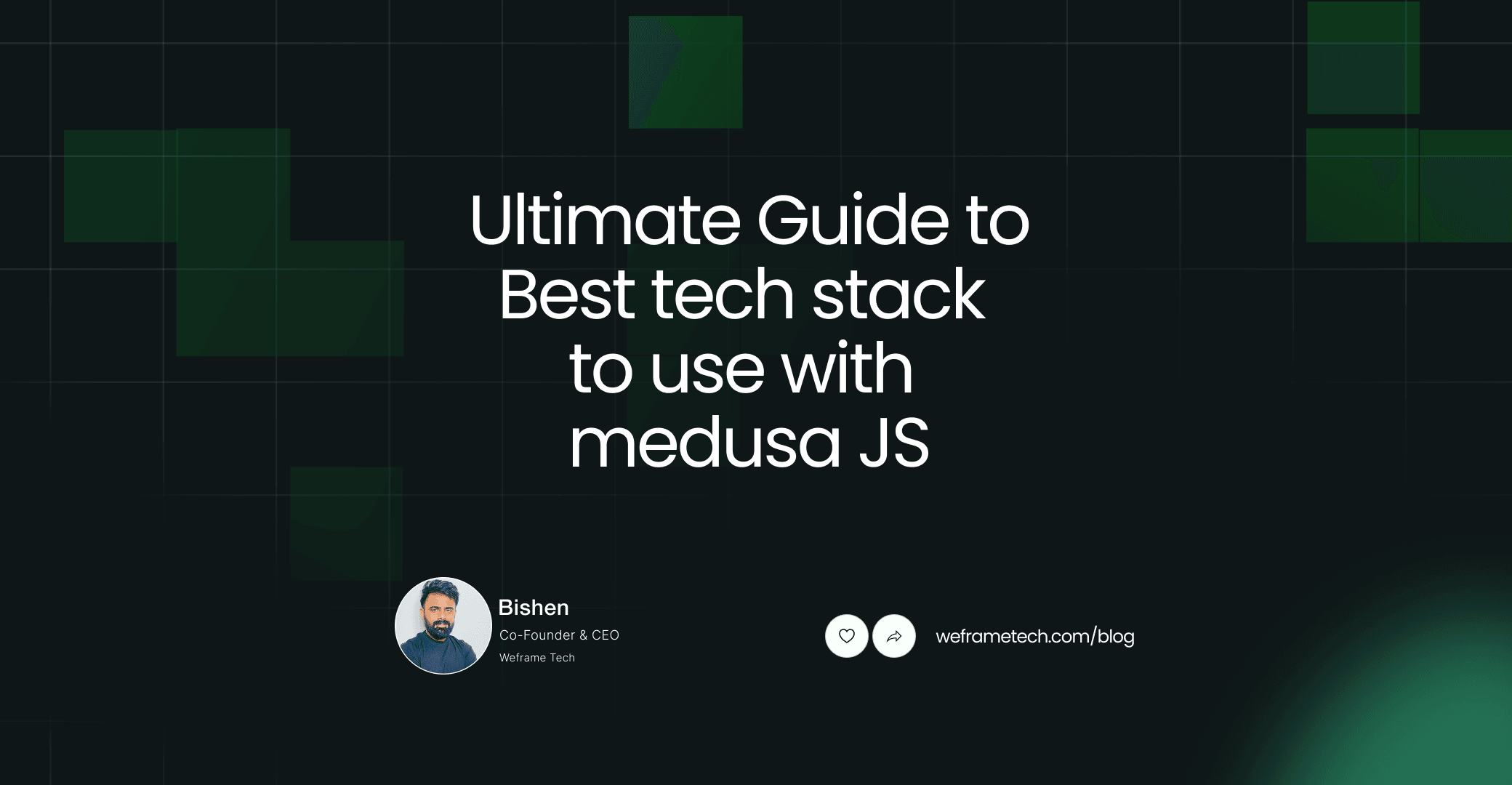 Best tech stack to use with medusa JS